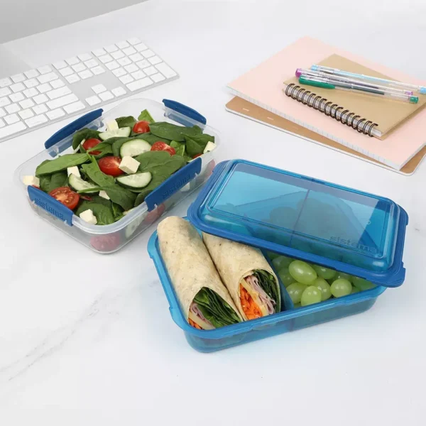 blue bento box