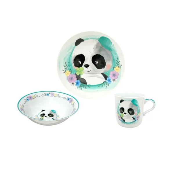 dinner set baby panda