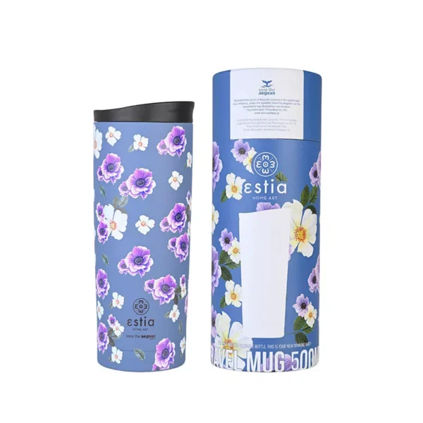 thermos estia garden blue 500ml